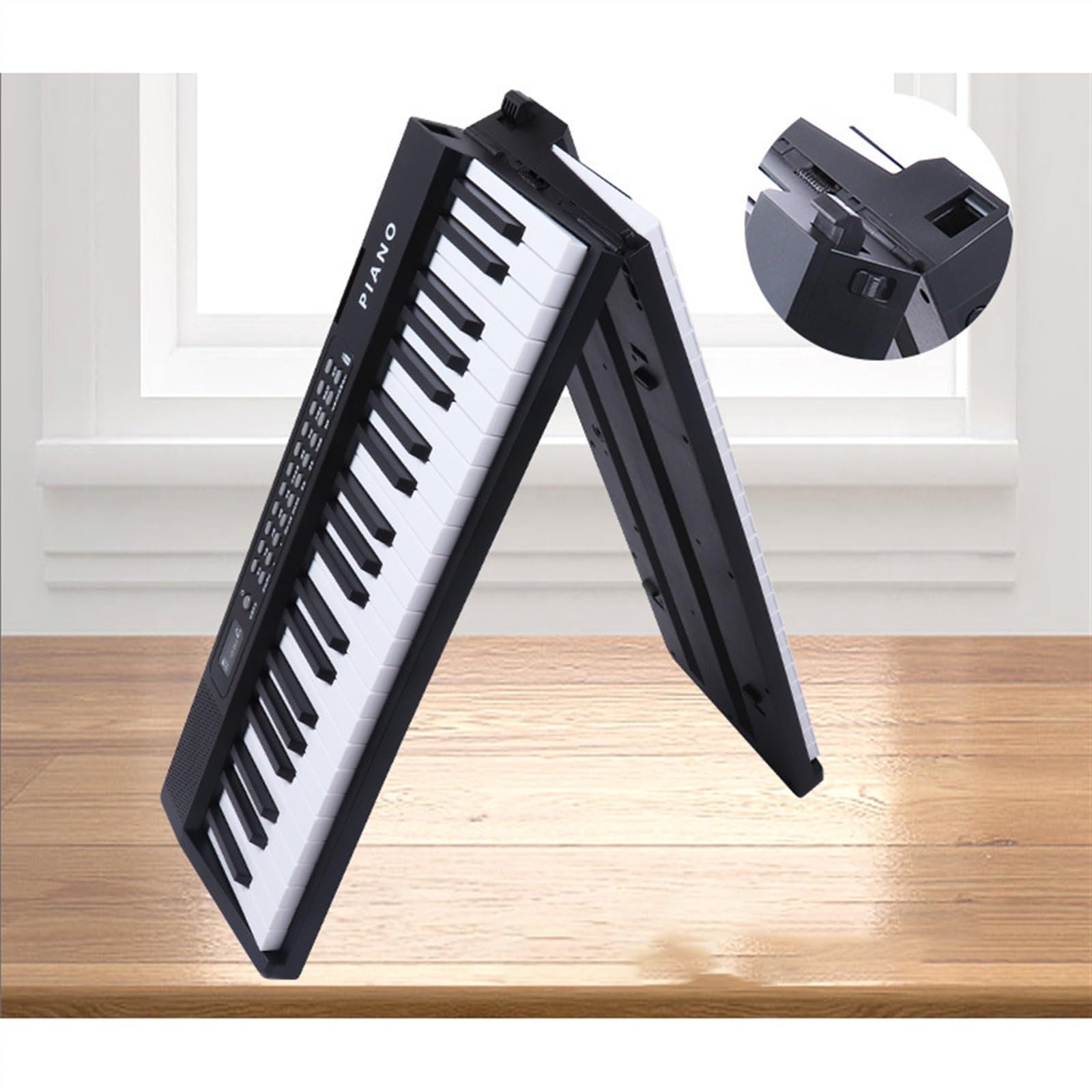 Amazon | 電子キーボード 88鍵折りたたみ式電子ピアノ 音楽ピアノ 多